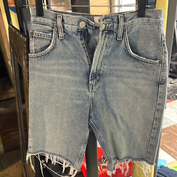 Agolde Pants - Agolde Classic Blue Denim Shorts 25